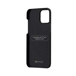 Picture of PITAKA ARAMID MAGEZ CASE FOR IPHONE 12 MINI BLACK/ GREY 