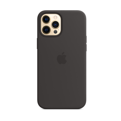 Picture of SILICON CASE WITH MAGSAFE FOR IPHONE 12 PRO MAX- BLACK