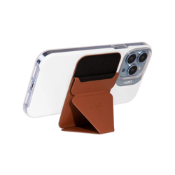 Picture of MOFT SNAP ON PHONE STAND AND WALLET WITH MAGSAFE COMPATIBLE BROWN