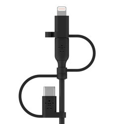 Picture of Belkin Boost Charge 3 in 1 Universal Cable 1M / 3.3FT - Black