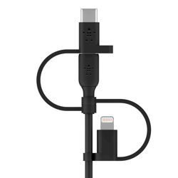 Picture of Belkin Boost Charge 3 in 1 Universal Cable 1M / 3.3FT - Black