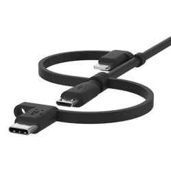 Picture of Belkin Boost Charge 3 in 1 Universal Cable 1M / 3.3FT - Black