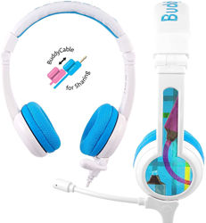 Picture of BuddyPhones School+ Safe Audio School Headphones for Kids Blue