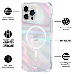 Picture of Case-mate - Soap Bubble Magsafe Case for Apple iPhone 13 Pro - Iridescent