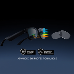 Picture of Razer Anzu - Smart Glasses (Round Blue Light + Sunglass) - Size S/ M_RZ82-03630800-R3M1