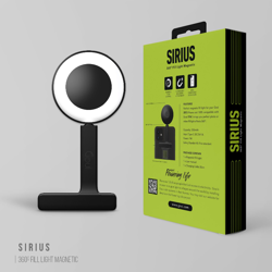 Picture of Goui Sirius Magnetic Fill light 360 - Stone Black