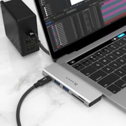 Picture of ADAM 5 IN 1 MULTIPORT ADAPTER USB-C 5 IN 1 CARD READER HUB