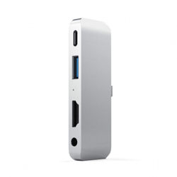 Picture of SATECHI HUB TYPE-C MOBILE PRO HUB FOR IPAD & TYPE C_SILVER