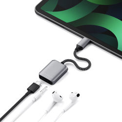 Picture of Satechi USB-C to 3.5mm Audio & PD Adapter - Space Gray