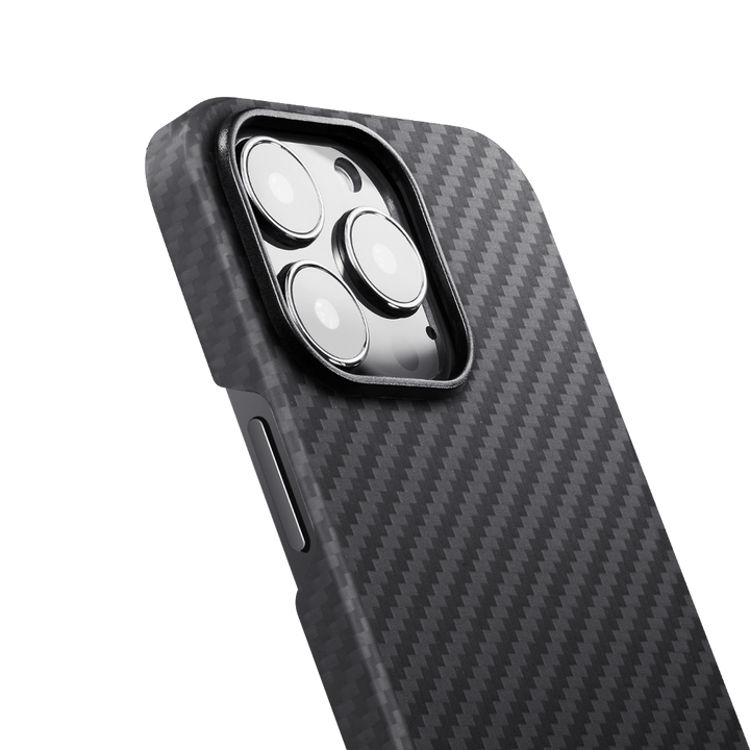 صورة Pitaka MagEZ MagSafe Case 2 for iPhone 13 Pro Black/Grey Twill