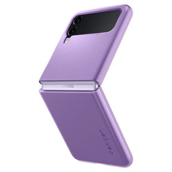 Picture of Spigen Galaxy Z Flip 3 Case Thin Fit Shiny Lavender_ACS03081