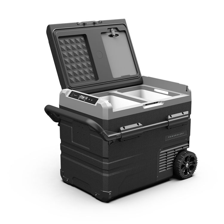 صورة Powerology Smart Portable Fridge & Freezer 15600mAh 45L - Gray