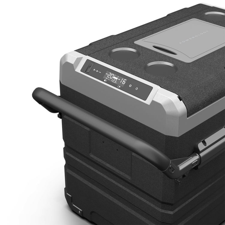 صورة Powerology Smart Portable Fridge & Freezer 15600mAh 45L - Gray