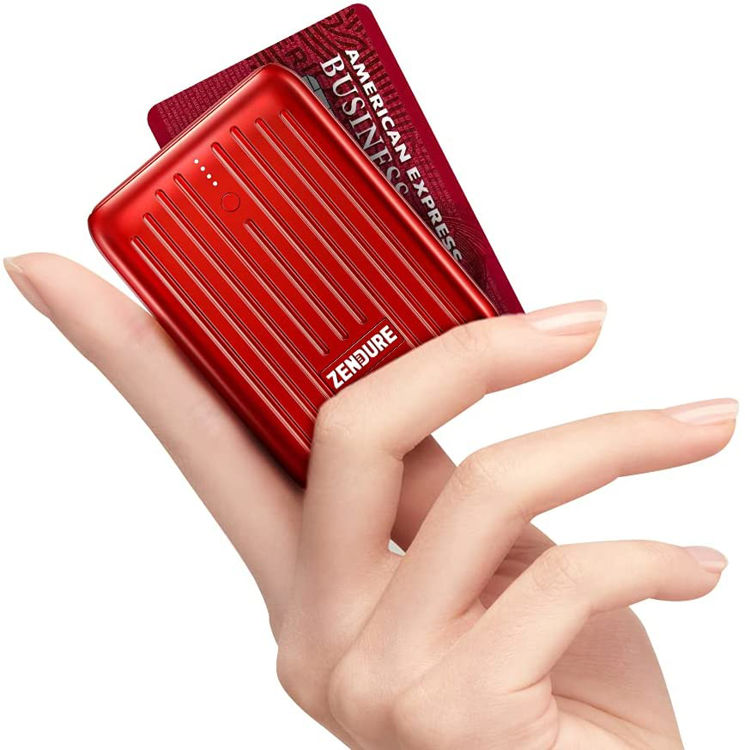 صورة Zendure SuperMini 10,000mAh 20W PD Credit Card Sized Power Bank _Red