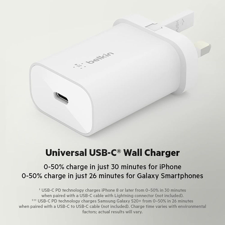 Picture of BELKIN BOOST CHARGE WALL CHARGER WITH PPS