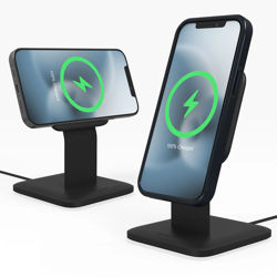 Picture of Mophie Snap+ Wireless Charging Stand 15W for iPhone , Smartphones  Qi-enabled Devices