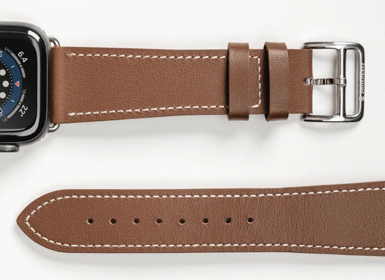 صورة SwitchEasy Classic Genuine Leather Apple Watch Band (42/44/45mm) Brown