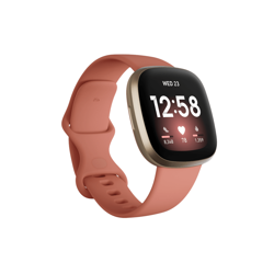 Picture of Fitbit Versa 3 GPS Smartwatch (Pink Clay / Soft Gold Aluminum)