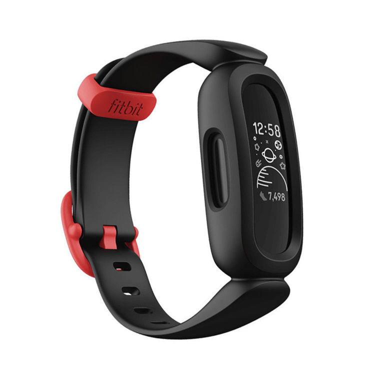 صورة Fitbit - Ace 3 Activity Tracker for Kids - Black/ Sport Red