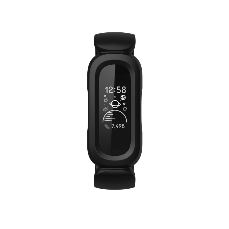 صورة Fitbit - Ace 3 Activity Tracker for Kids - Black/ Sport Red