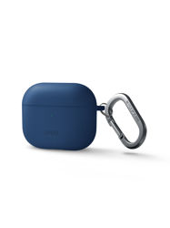 Picture of UNIQ NEXO ACTIVE HYBRID SILICONE AIRPODS 3RD GEN CASE WITH SPORTS EAR HOOKS CASPIAN (BLUE)