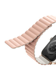 Picture of UNIQ REVIX REVERSIBLE MAGNETIC APPLE WATCH STRAP 41/40/38MM 
BLUSH (PINK/BEIGE)"