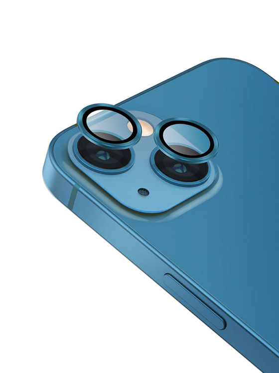 صورة UNIQ OPTIX Camera Lens Protector iPhone 13/13 Mini Caspian (Blue)