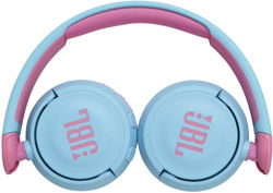 Picture of JBL Jr310BT Kids Wireless on-ear headphones - Light Blue Pink