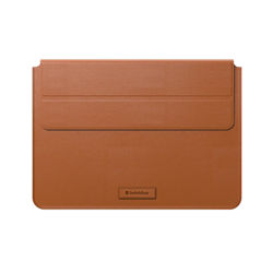 Picture of SwitchEasy EasyStand Leather MacBook Sleeve (13/14 inch)  Saddle Brown