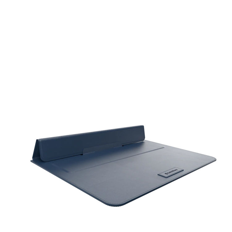 صورة SwitchEasy EasyStand Leather Sleeve MacBook Pro 13/14" Midnight Blue