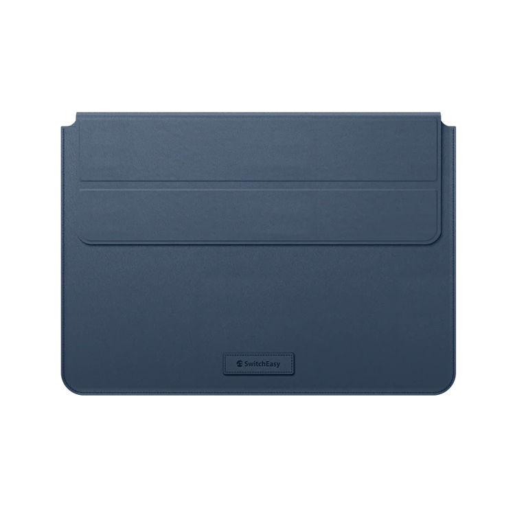 صورة SwitchEasy EasyStand Leather Sleeve MacBook Pro 15/16" Midnight Blue