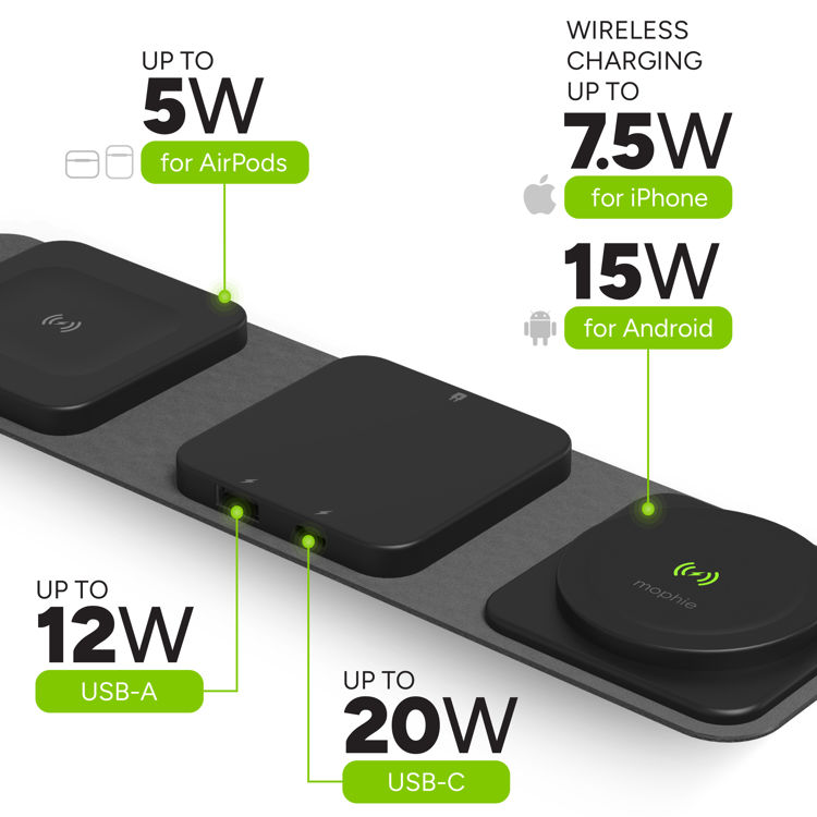 صورة Mophie snap+ multi-device travel charger
