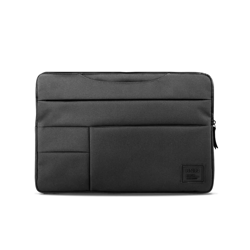 Picture of UNIQ CAVALIER 2-IN-1 LAPTOP SLEEVE (UP TO 15 INCH) CHARCOAL 
(BLACK)"