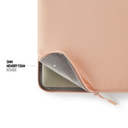 Picture of Pipetto 14 Inch Organiser MacBook Sleeve - Dusty Pink (13" MacBook Compatible)