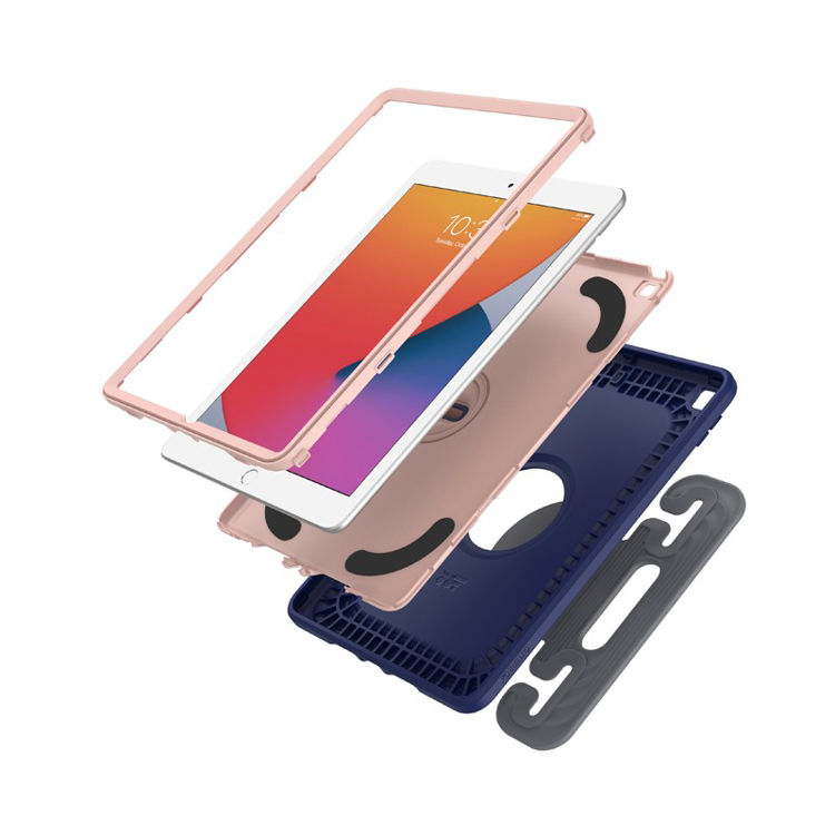 صورة Otterbox EZGrab Kids Education Cover + Stand for Apple iPad 10.2" 8th/7th gen Martian - Dark Blue