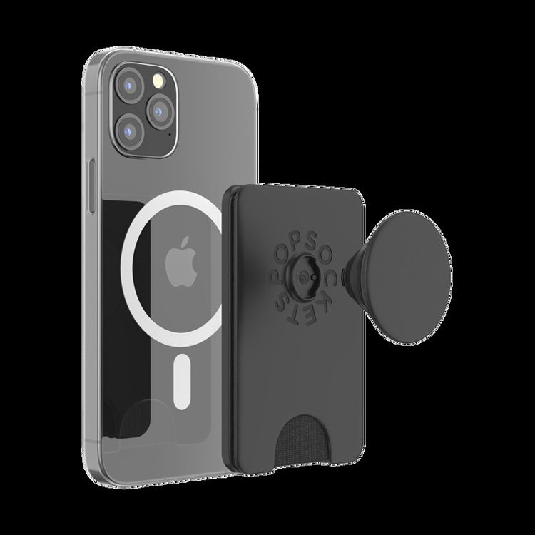 Picture of PopSockets PopWallet with PopGrip Cell Phone Grip & Stand with MagSafe