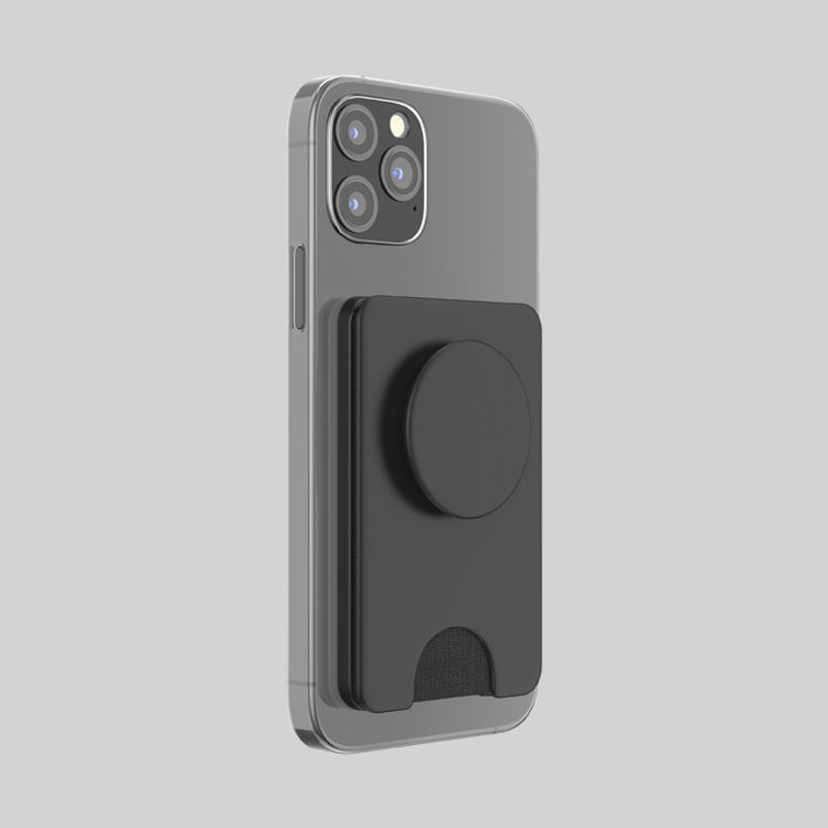 Picture of PopSockets PopWallet with PopGrip Cell Phone Grip & Stand with MagSafe
