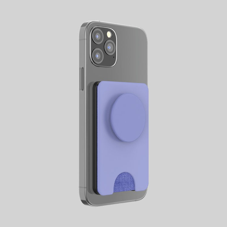 Picture of PopSockets PopWallet with PopGrip Cell Phone Grip & Stand with MagSafe