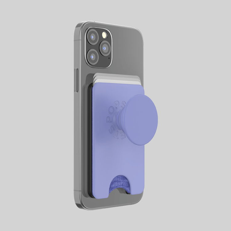 Picture of PopSockets PopWallet with PopGrip Cell Phone Grip & Stand with MagSafe