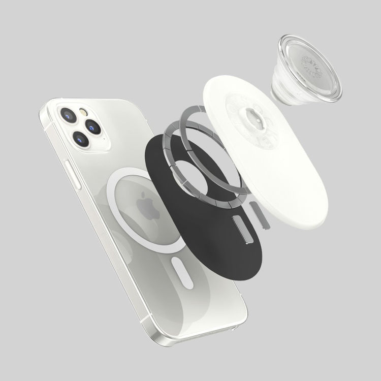 Picture of PopSockets White PopGrip For MagSafe