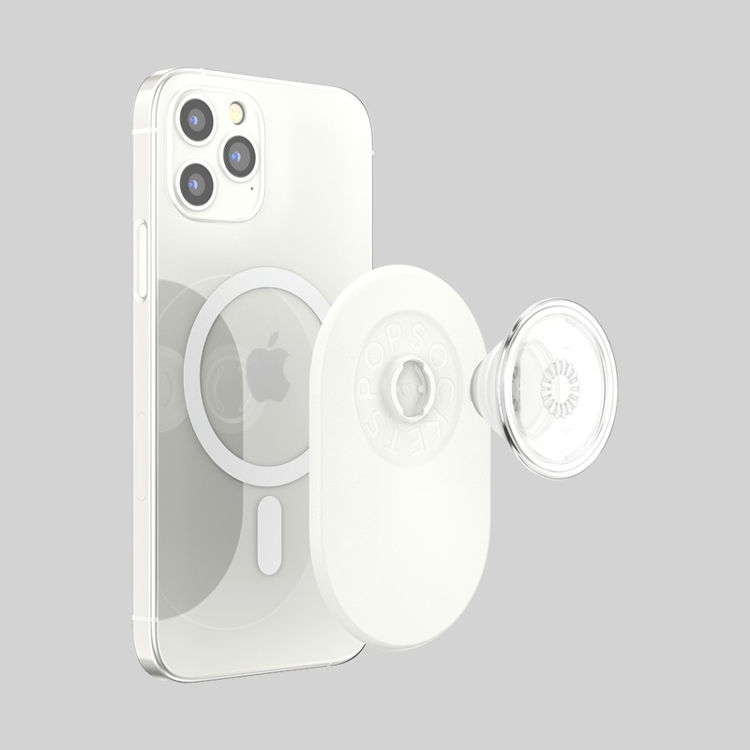Picture of PopSockets White PopGrip For MagSafe