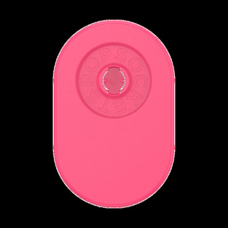 Picture of PopSockets: PopGrip for MagSafe Phone Stand and Grip - Translucent Neon Pink
