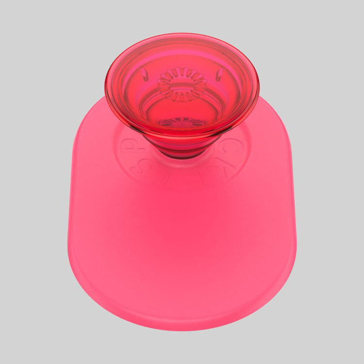 Picture of PopSockets: PopGrip for MagSafe Phone Stand and Grip - Translucent Neon Pink