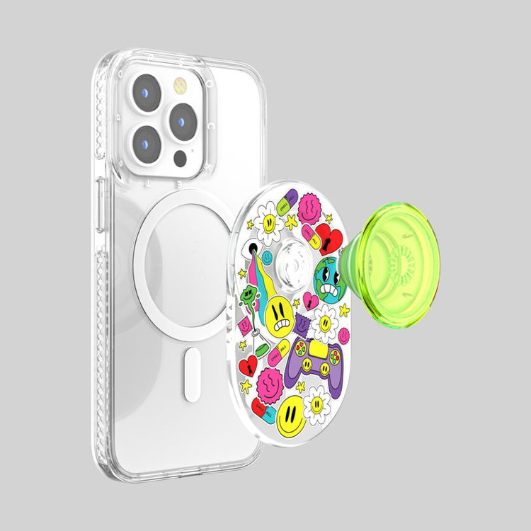 Picture of PopSockets PopGrip MagSafe – Bright Psych