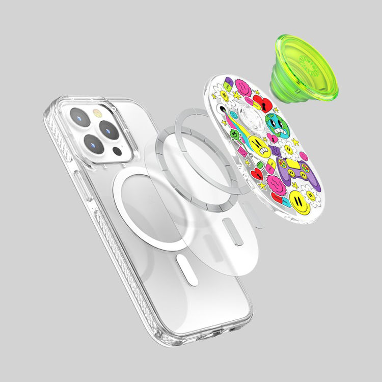 Picture of PopSockets PopGrip MagSafe – Bright Psych
