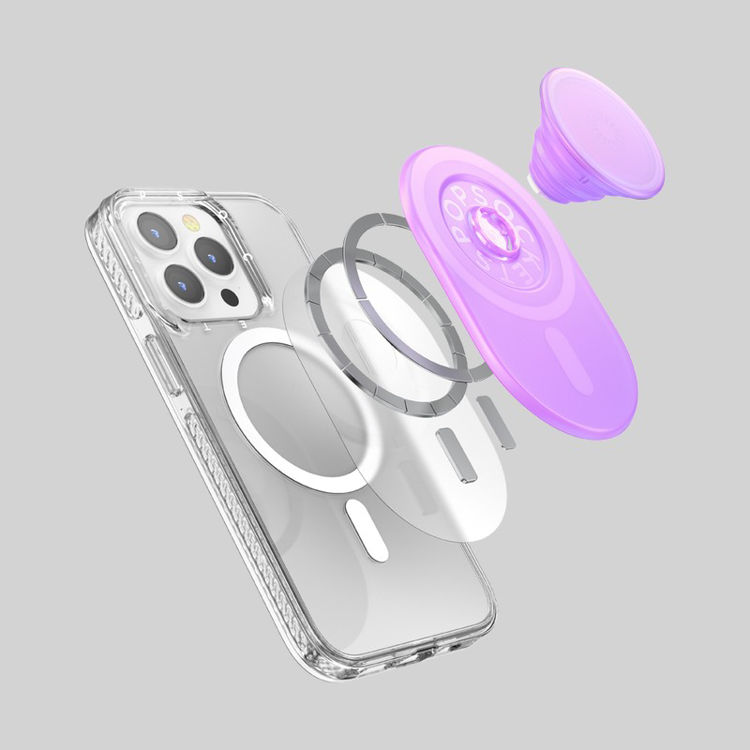 Picture of PopSockets PopGrip Magnetic Grip and Stand for MagSafe - Opalescent Pink