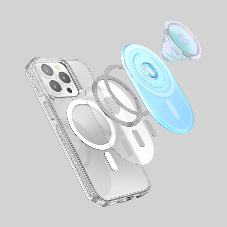 Picture of PopSockets PopGrip Magnetic Grip and Stand for MagSafe - Blue Opalescent