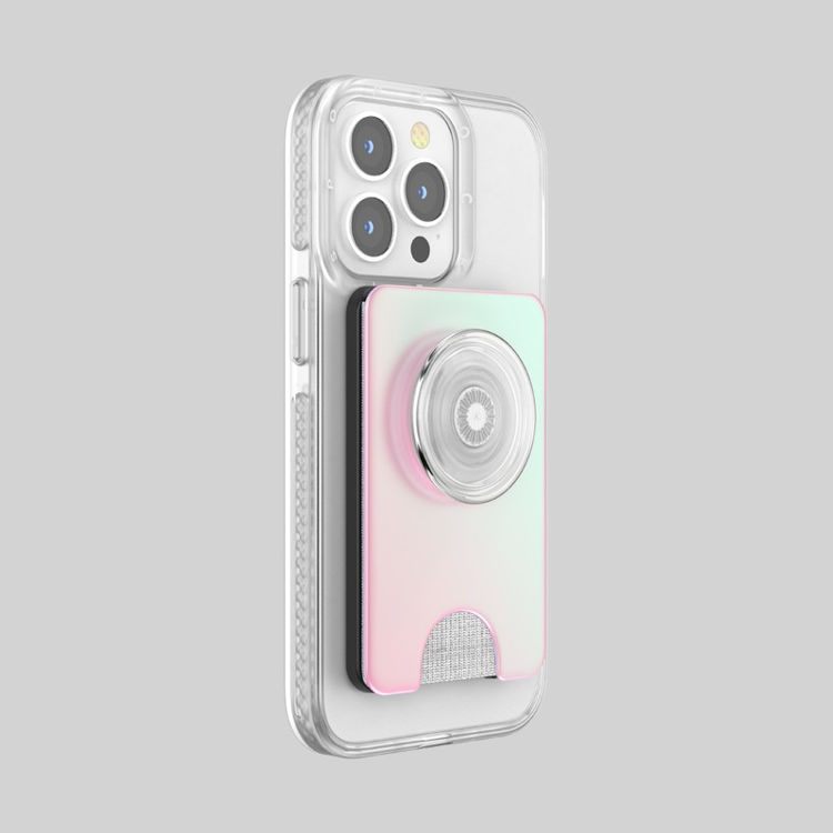 Picture of PopSockets - PopWallet Plus for Apple MagSafe - Mermaid Pink