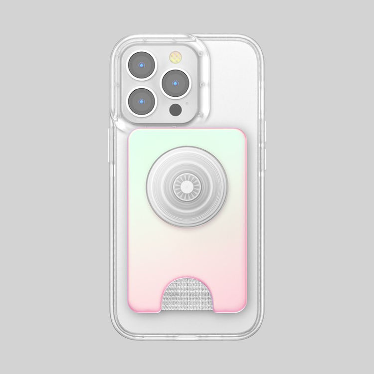 Picture of PopSockets - PopWallet Plus for Apple MagSafe - Mermaid Pink