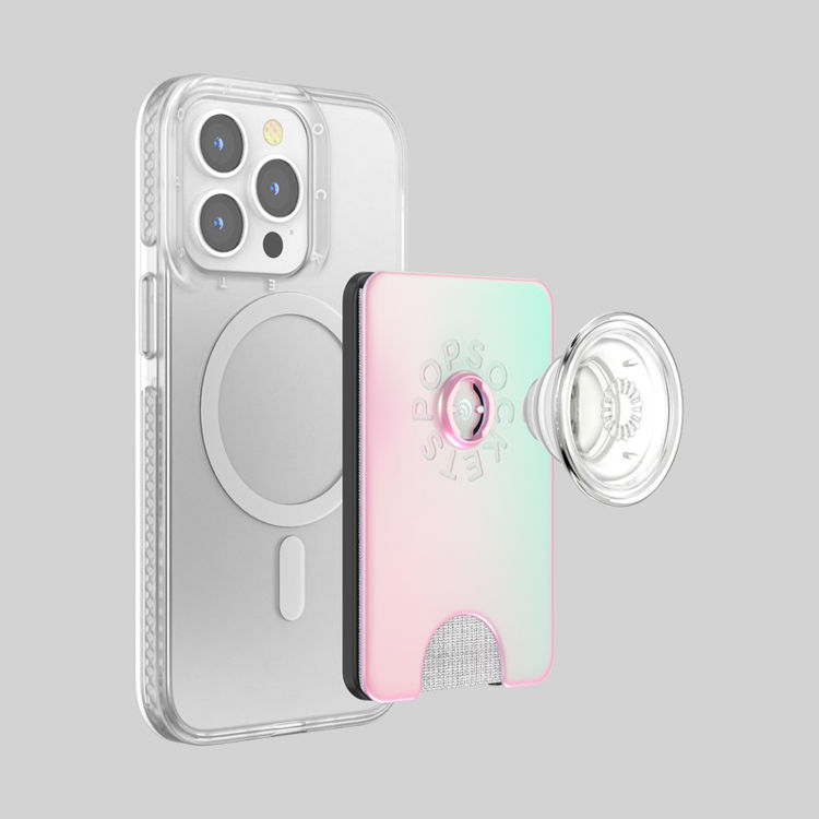 Picture of PopSockets - PopWallet Plus for Apple MagSafe - Mermaid Pink